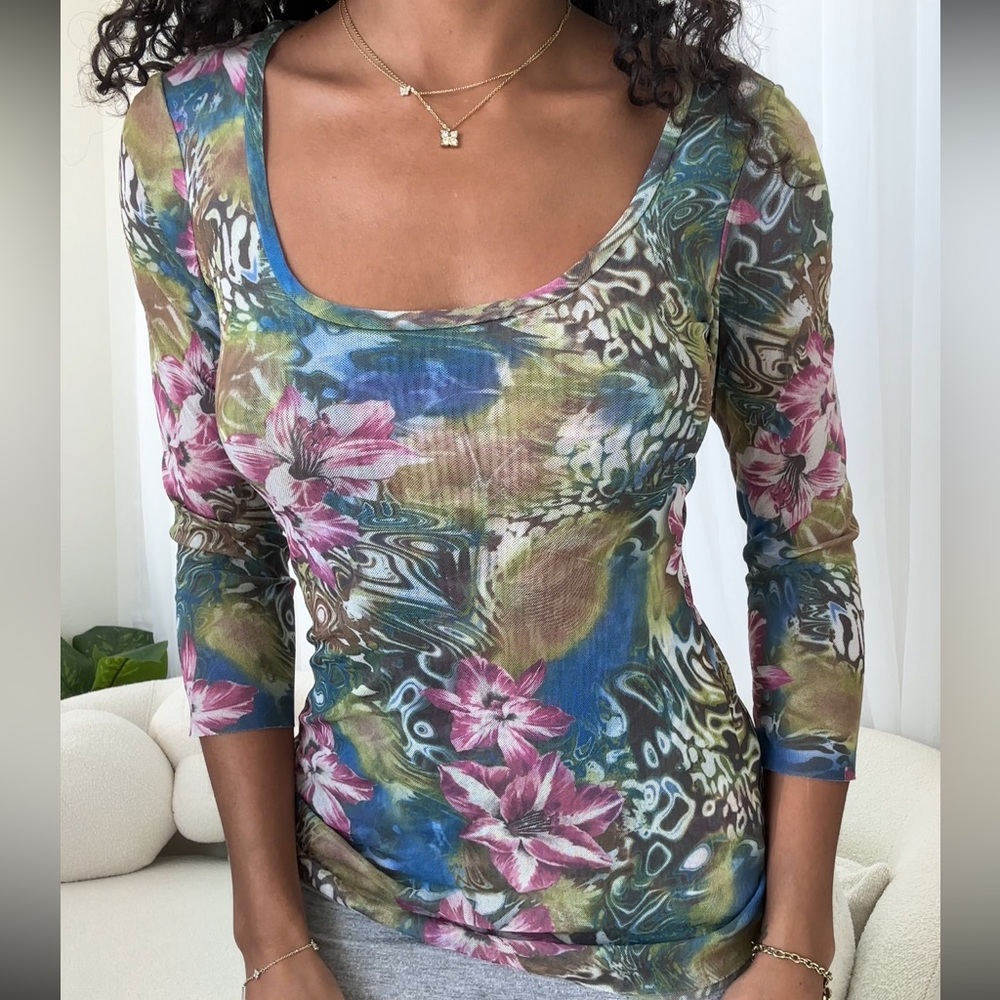 Y2K mesh top
